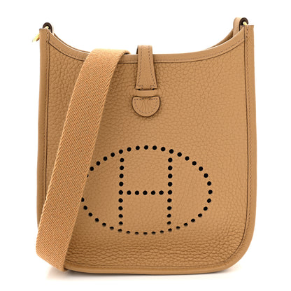 Hermes Taurillon Clemence Evelyne TPM Biscuit 1 of 12