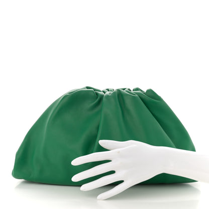 Bottega Veneta Smooth Butter Calf The Pouch Oversized Clutch Racing Green 2 of 12