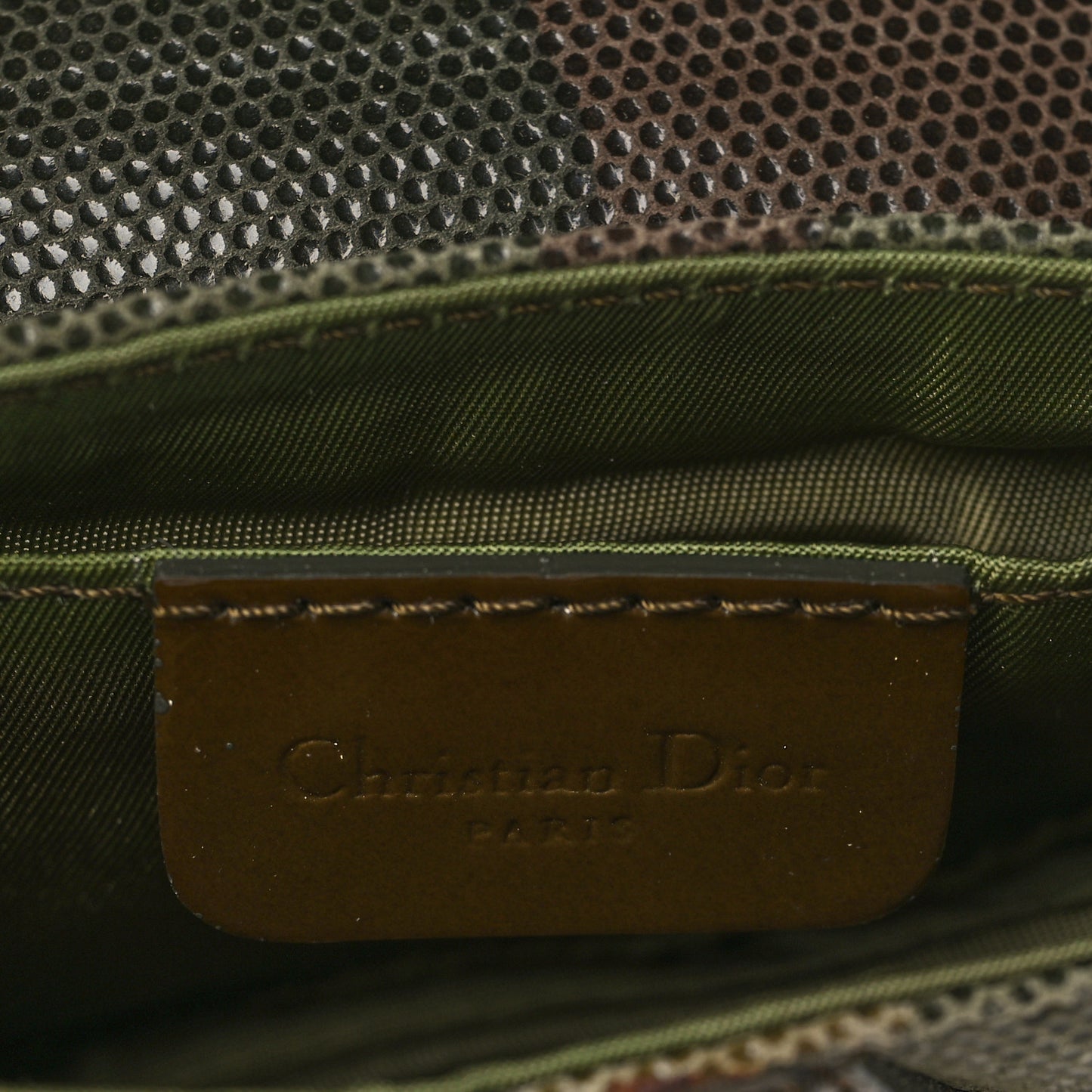 Pixelated Calfskin Camouflage Saddle Belt Bag