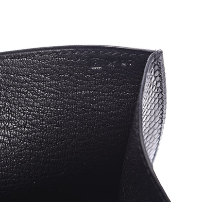Hermes Lizard Medor Clutch 23 Black 10 of 11