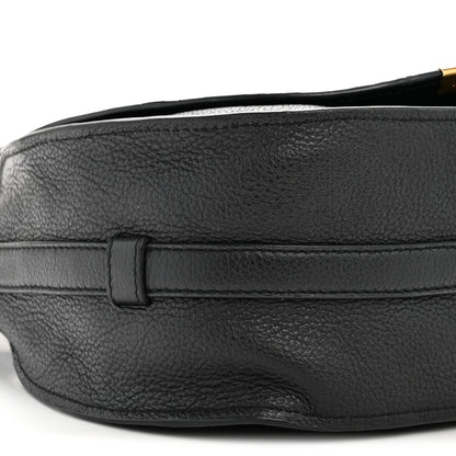 Chloe Calfskin Medium Marcie Round Crossbody Bag Black 24 of 34