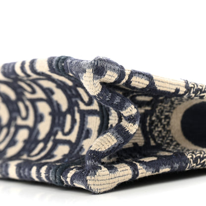 Christian Dior Oblique Mini Book Tote Blue Multicolor 10 of 13