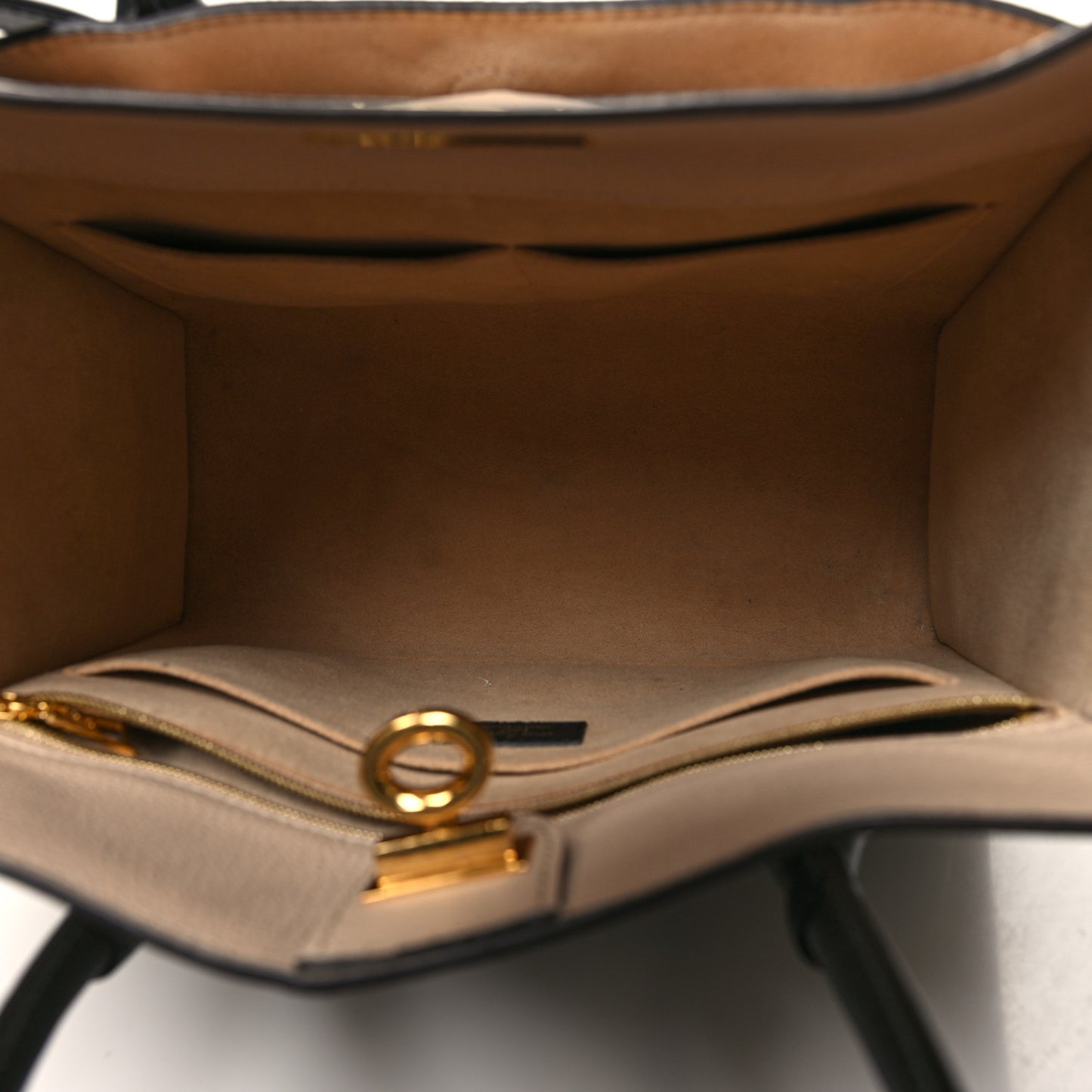 Calfskin Monogram On My Side MM Laurier Green Toffee Latte Beige