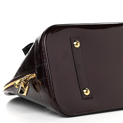 Louis Vuitton Vernis Alma GM Amarante 8 of 9
