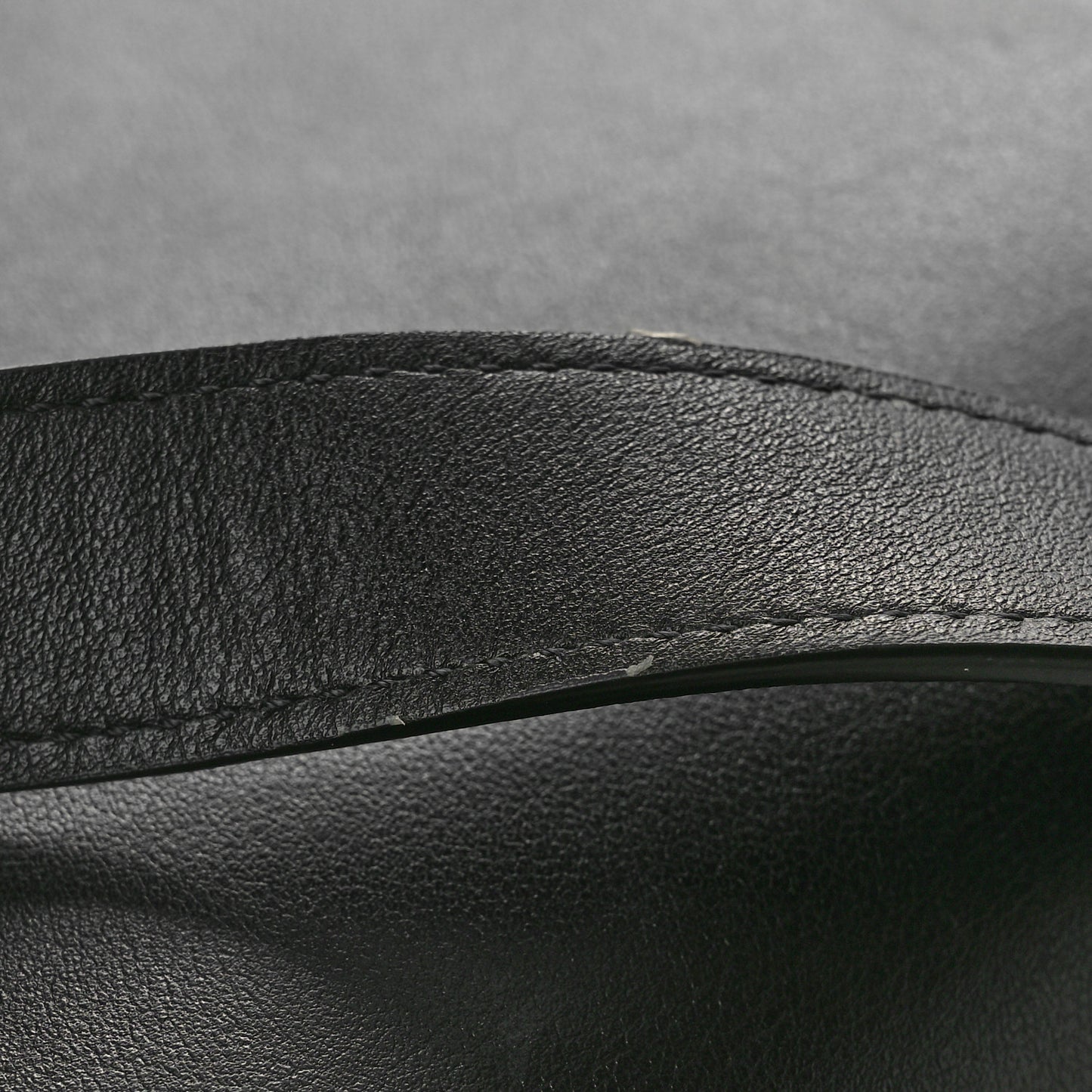 Calfskin Monochrome Medium Supervee Crossbody Bag Black