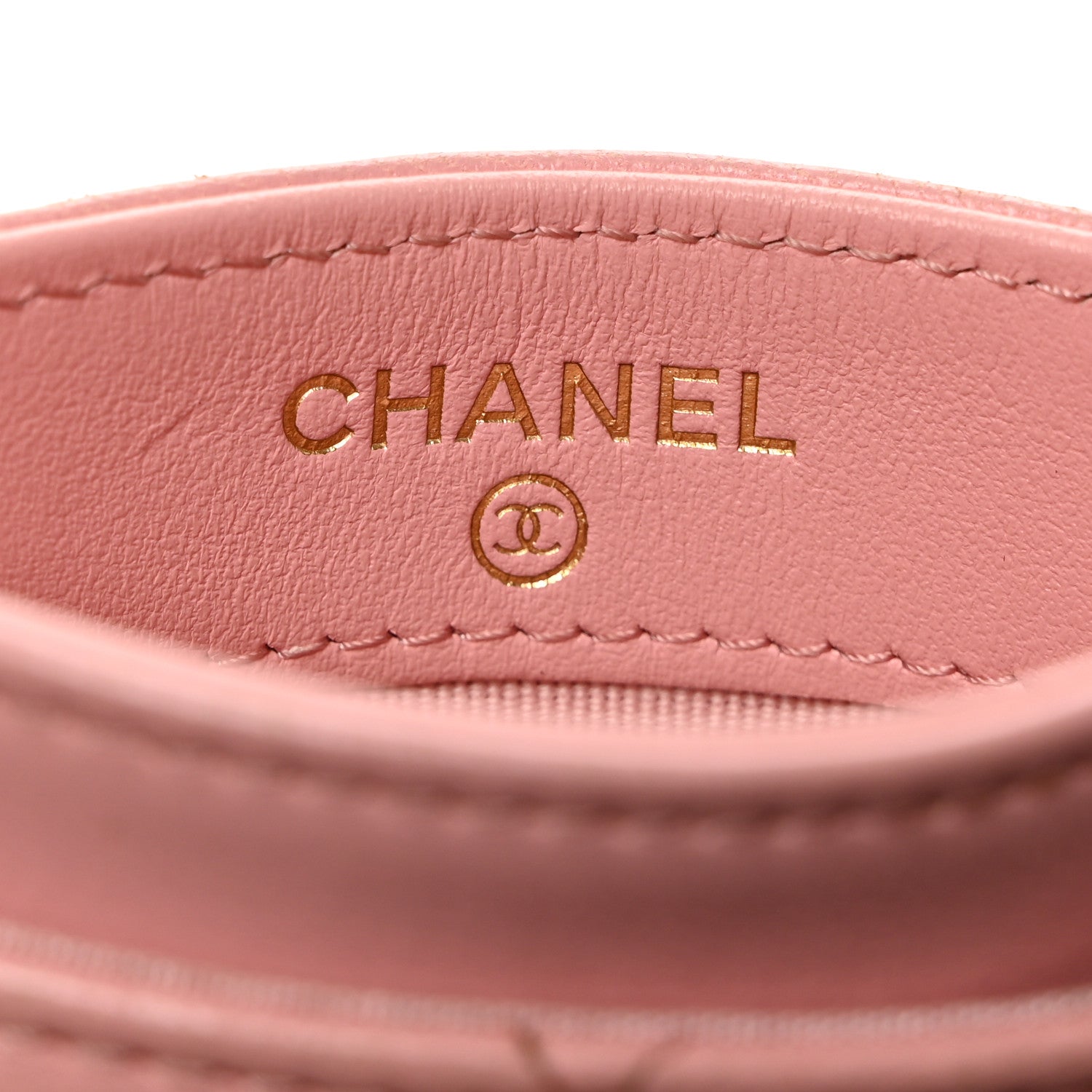 Chanel Lambskin Quilted Chanel 19 Card Holder Light Pink 6 of 13