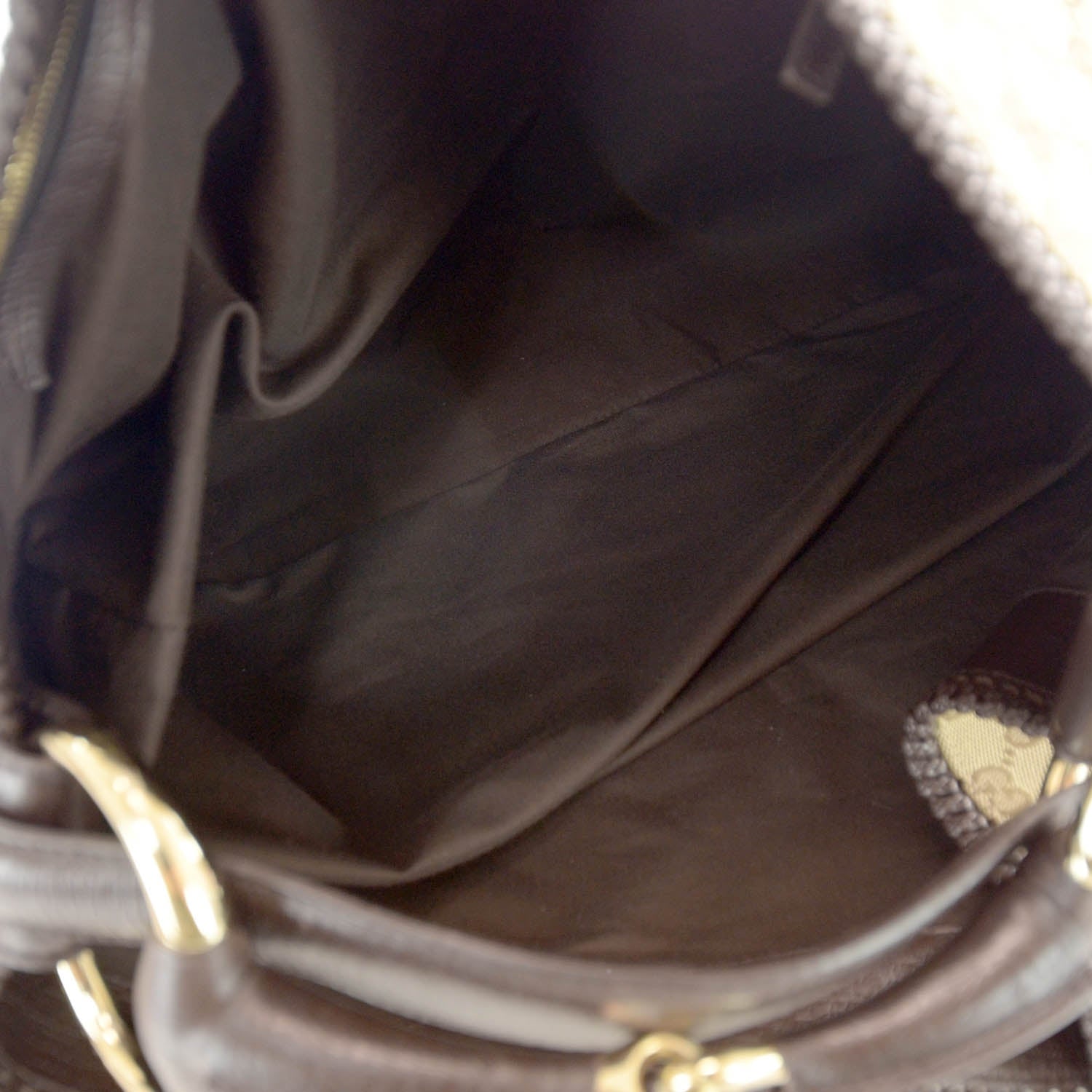 Gucci Monogram Large Horsebit Chain Hobo Ebony 8 of 9