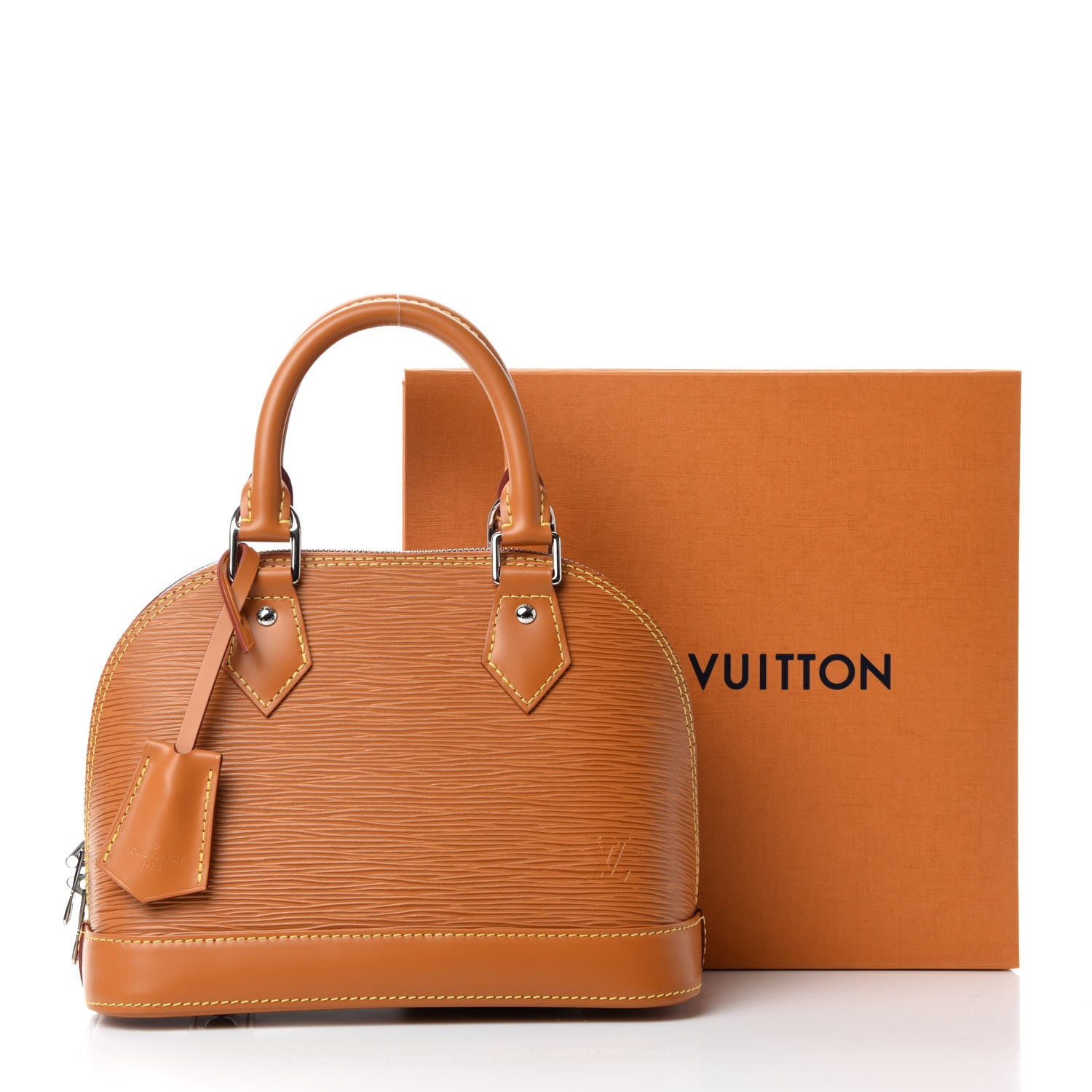 Louis Vuitton Epi Jacquard Alma BB Honey Gold 10 of 10