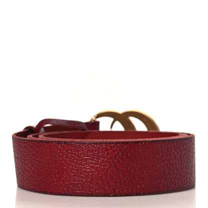 Gucci Cuoio Tusk Lavato Pearl Double G 40mm Belt 110 44 Romantic Cerise Cream 2 of 8