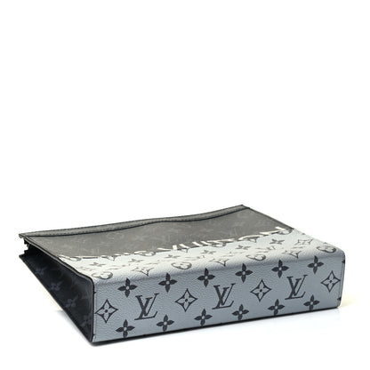 Louis Vuitton Monogram Eclipse Split Pochette Voyage MM 3 of 4