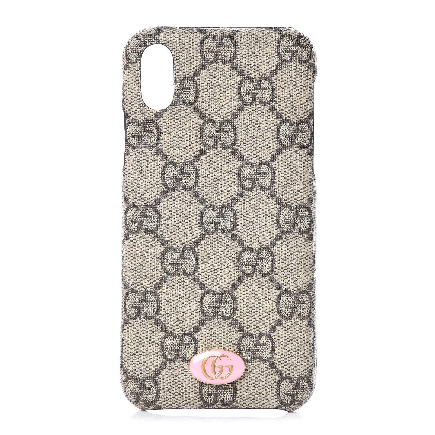Gucci GG Supreme Monogram iPhone X Case 1 of 5
