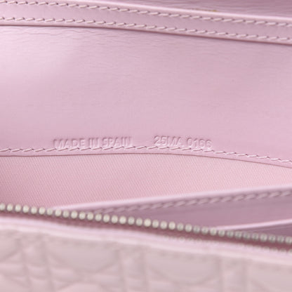 Christian Dior Patent Cannage Rendezvous Chain Wallet Pink 7 of 13