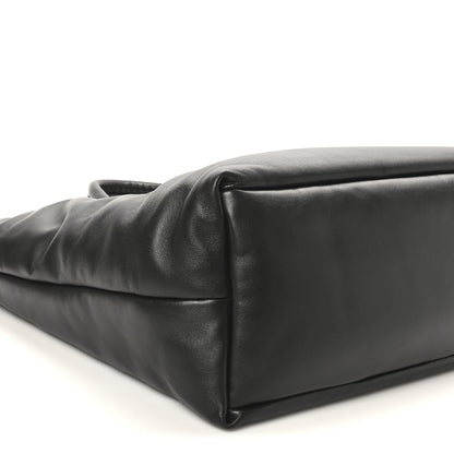 Saint Laurent Lambskin Wide Puffer Tote Black 4 of 10