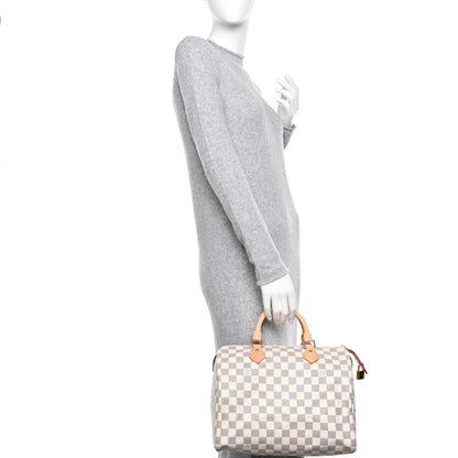 Louis Vuitton Damier Azur Speedy 30 2 of 10