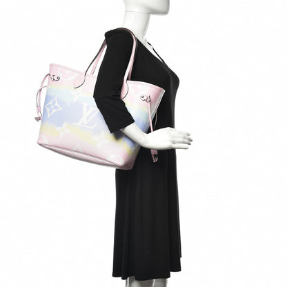 Louis Vuitton Monogram Escale Neverfull MM Pastel 2 of 12