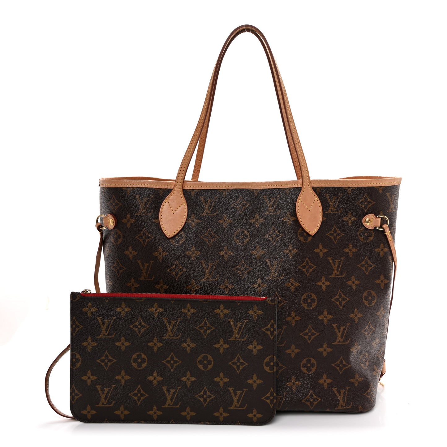 Monogram Neo Neverfull MM Cherry