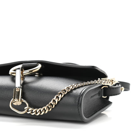 Chloe Suede Calfskin Mini Faye Shoulder Bag Black 9 of 10