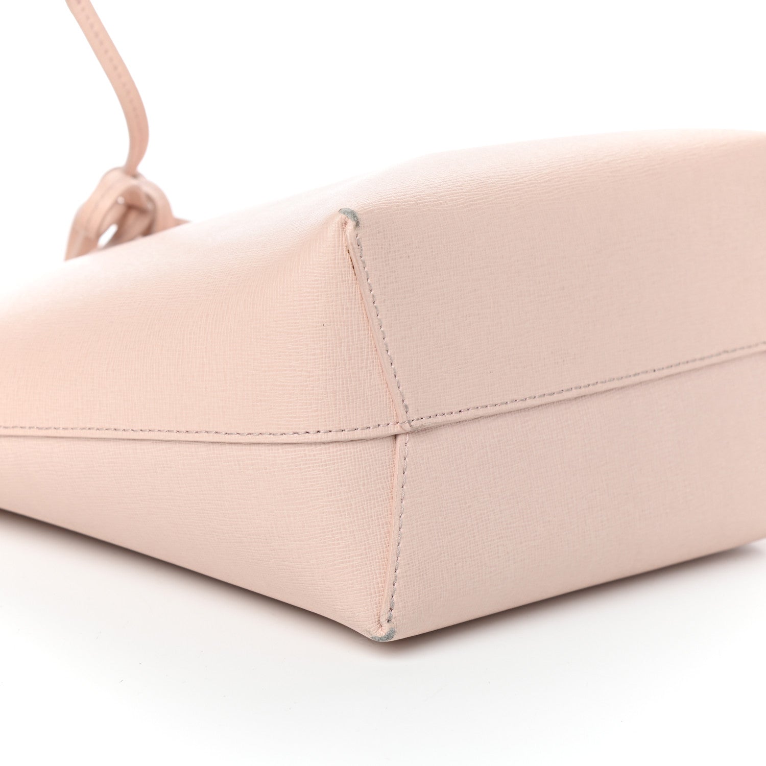 Mansur Gavriel Saffiano Mini Bucket Bag Rosa 8 of 9