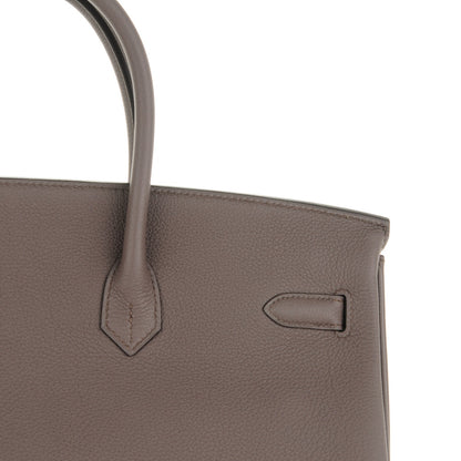 Hermes Togo Birkin 40 Etain 5 of 26