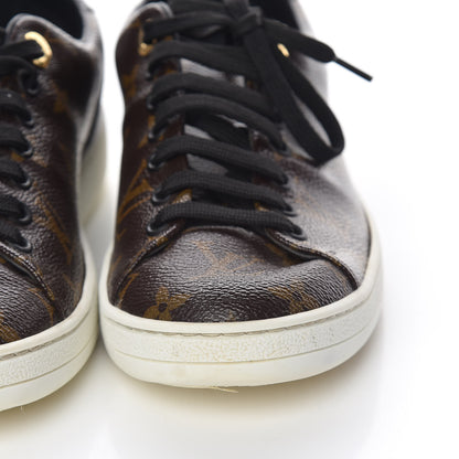 Louis Vuitton Patent Monogram Frontrow Sneakers 37 12 of 14