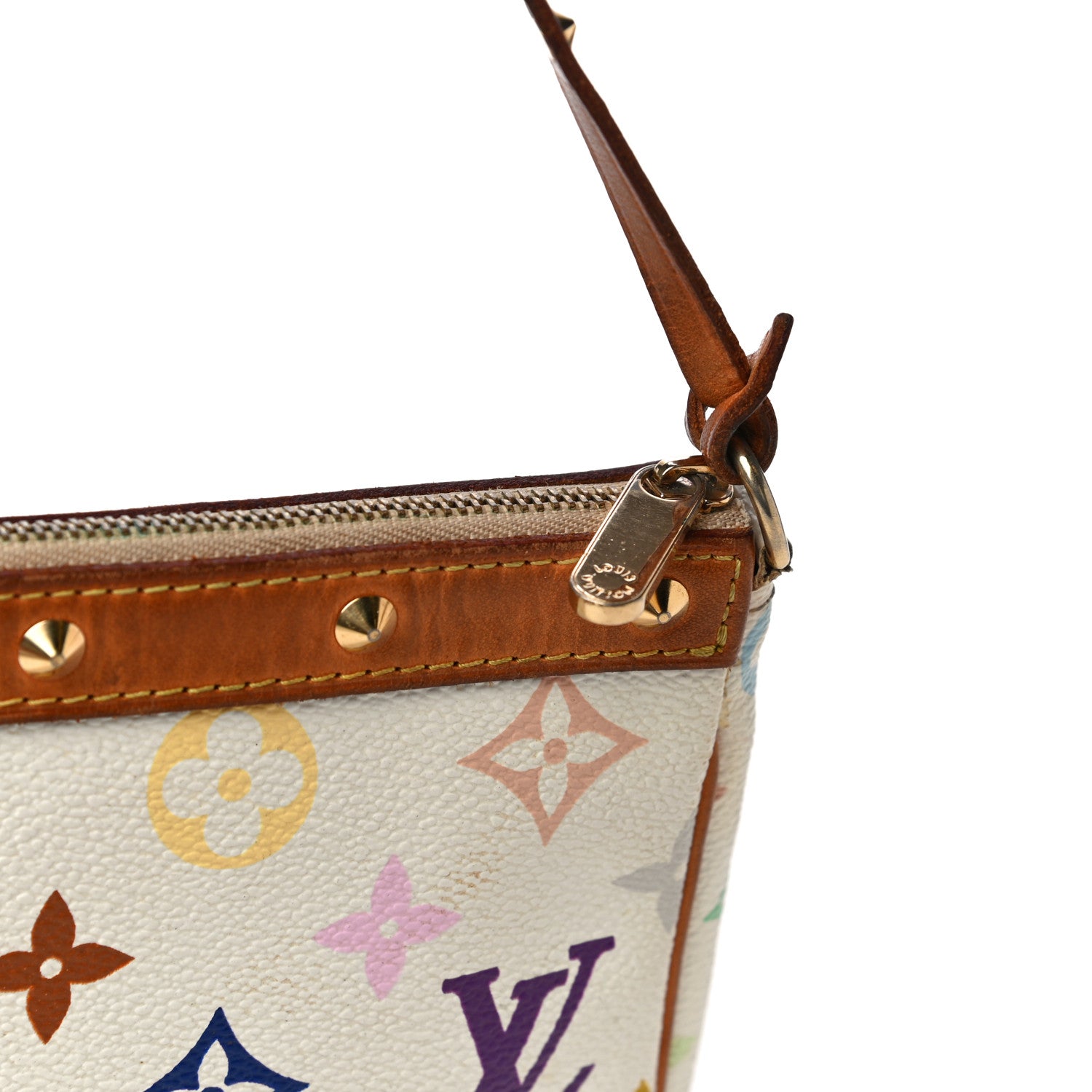 Louis Vuitton Monogram Multicolor Pochette Accessories White 11 of 13