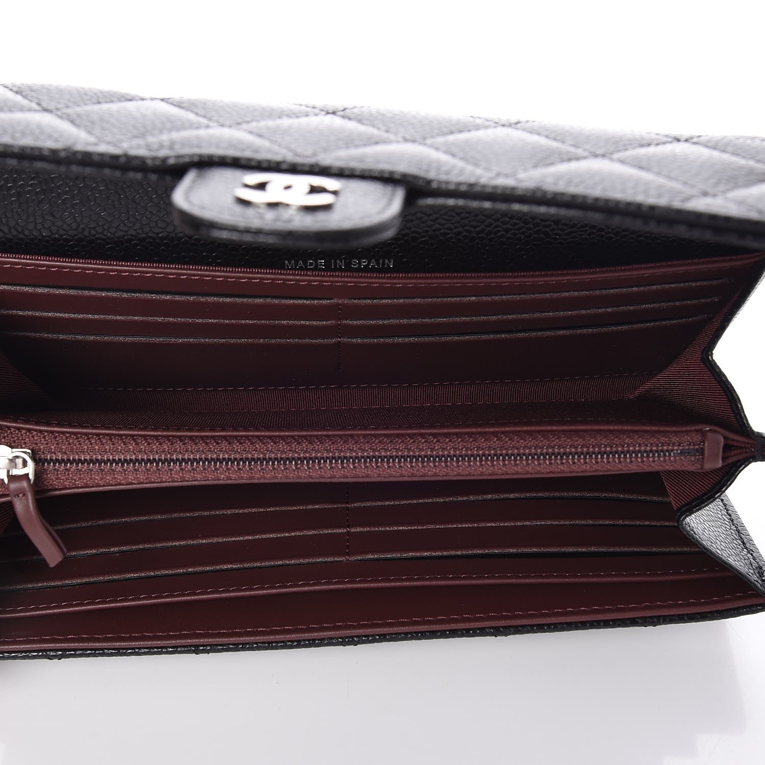 Chanel Caviar Quilted Large Flap Wallet Black 5 of 9