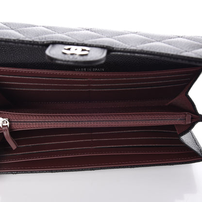 Chanel Caviar Quilted Large Flap Wallet Black 5 of 9