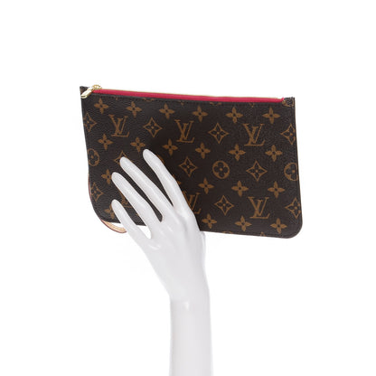 Louis Vuitton Monogram Neverfull MM GM Pochette Pivoine 2 of 8