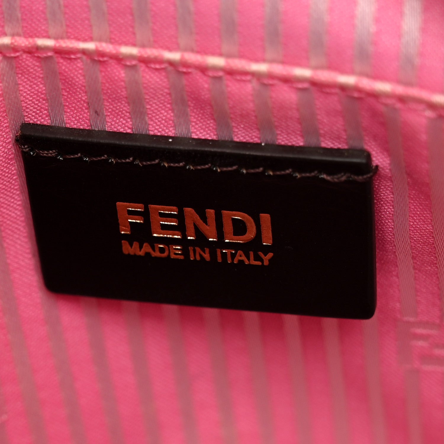 Fendi Zucca Spalmati Striped Boston Tobacco Multicolor 6 of 10