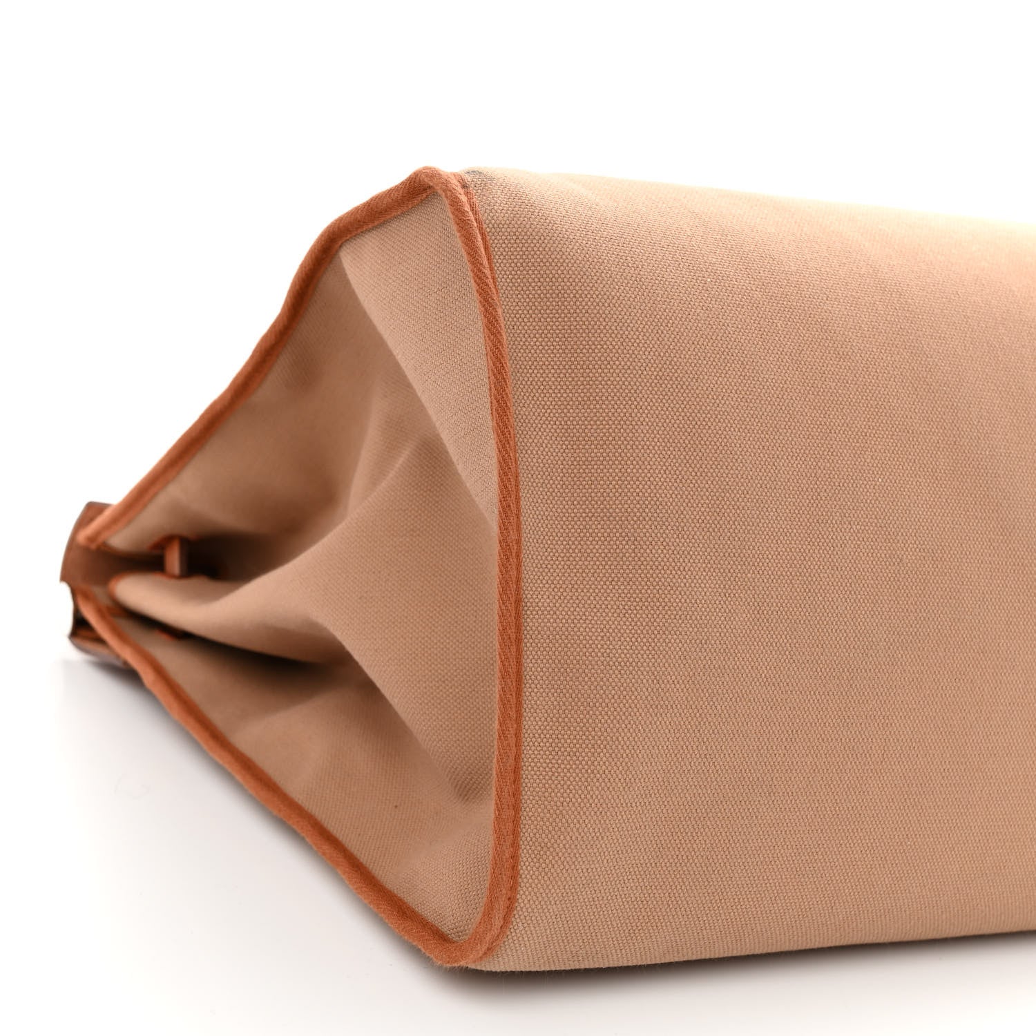Hermes Military Toile Vache Hunter Herbag Cabine Zip 50 Chai Fauve 9 of 14