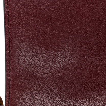 Givenchy Goatskin Quilted Small GV3 Shoulder Bag Aubergine 10 of 10
