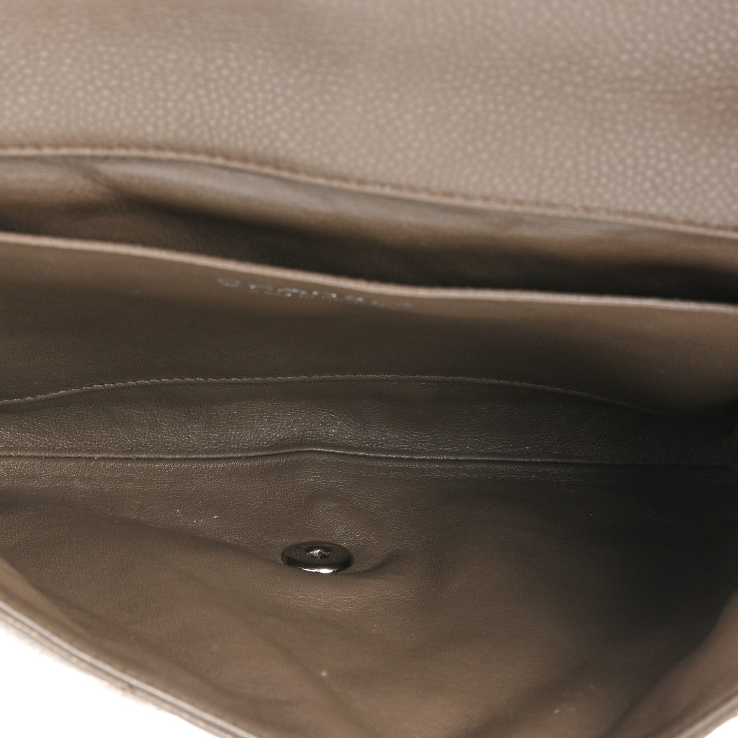 Chanel Caviar Quilted Clutch With Chain Flap Brown 5 of 15