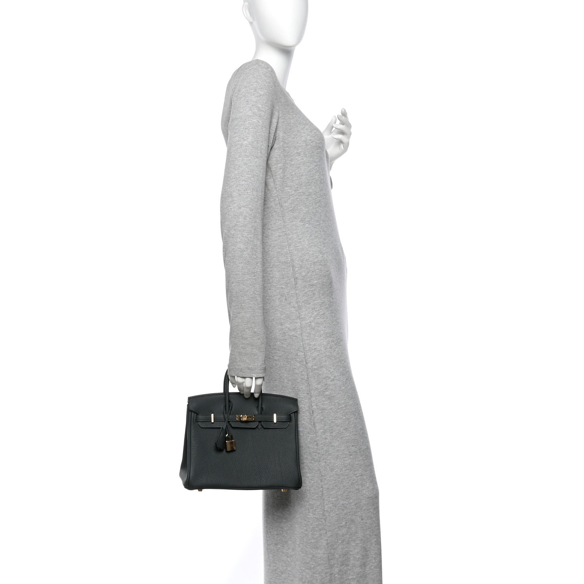 Hermes Togo Birkin 25 Vert Mangrove 2 of 10