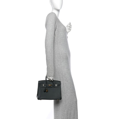 Hermes Togo Birkin 25 Vert Mangrove 2 of 10