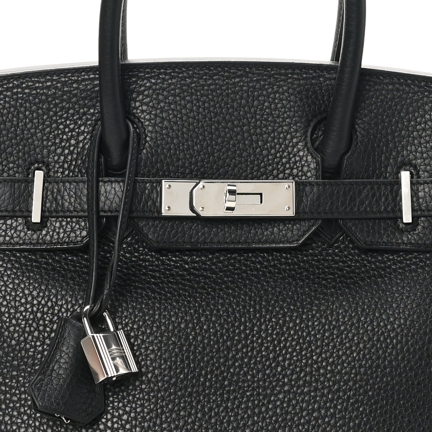 Hermes Taurillon Clemence Birkin 30 Black 8 of 10