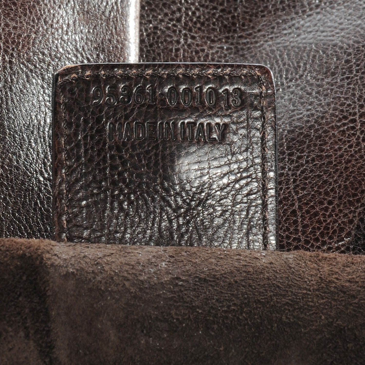 Saint Laurent Mombasa Horn Hobo Brown 7 of 8