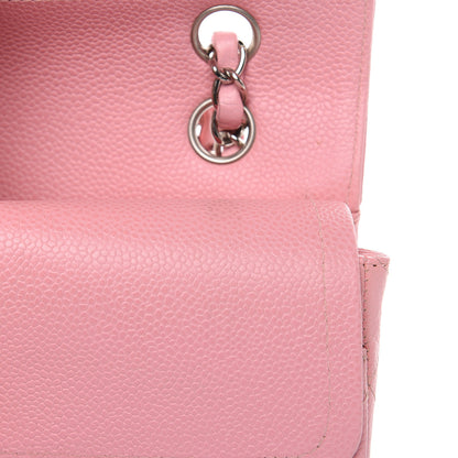 Chanel Caviar Quilted Medium Double Flap Pink 11 of 16