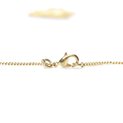 Chanel Metal CC Necklace Matte Gold 4 of 5
