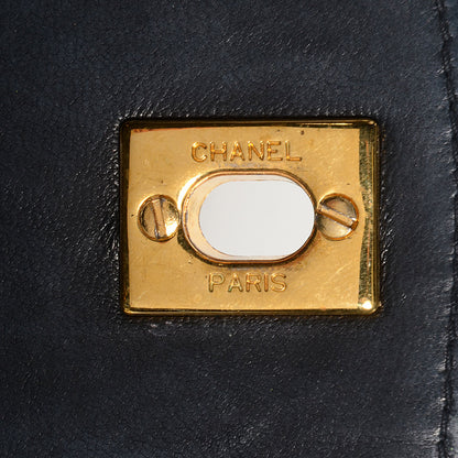 Chanel Lambskin Flap Bag Navy 9 of 9