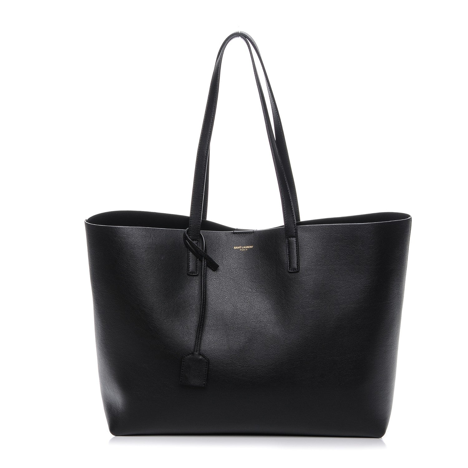 Saint Laurent Calfskin Large Shopping Tote Black 1 of 13