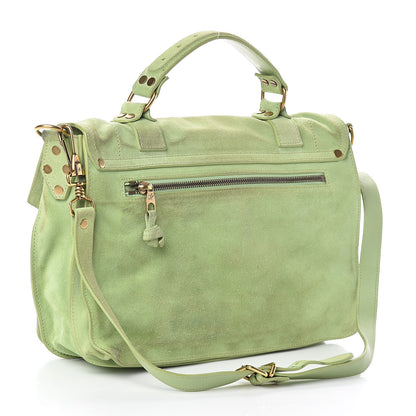 Proenza Schouler Suede Medium PS1 Satchel Grass 3 of 15