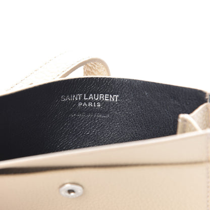 Saint Laurent Grained Calfskin Sac De Jour Souple Card Beige 6 of 7