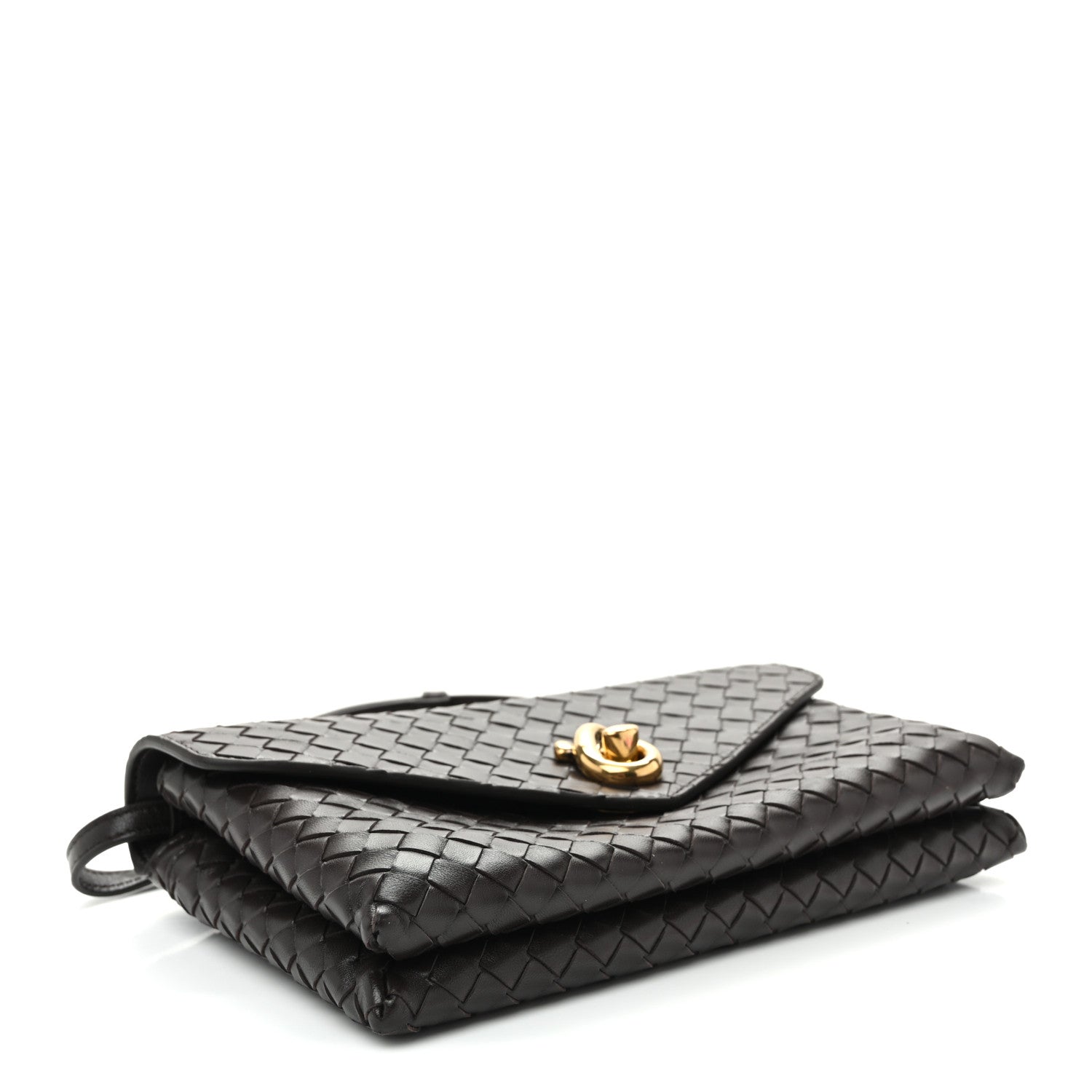 Bottega Veneta Nappa Intrecciato Knot Lock Top Handle Crossbody Bag Fondant 4 of 11
