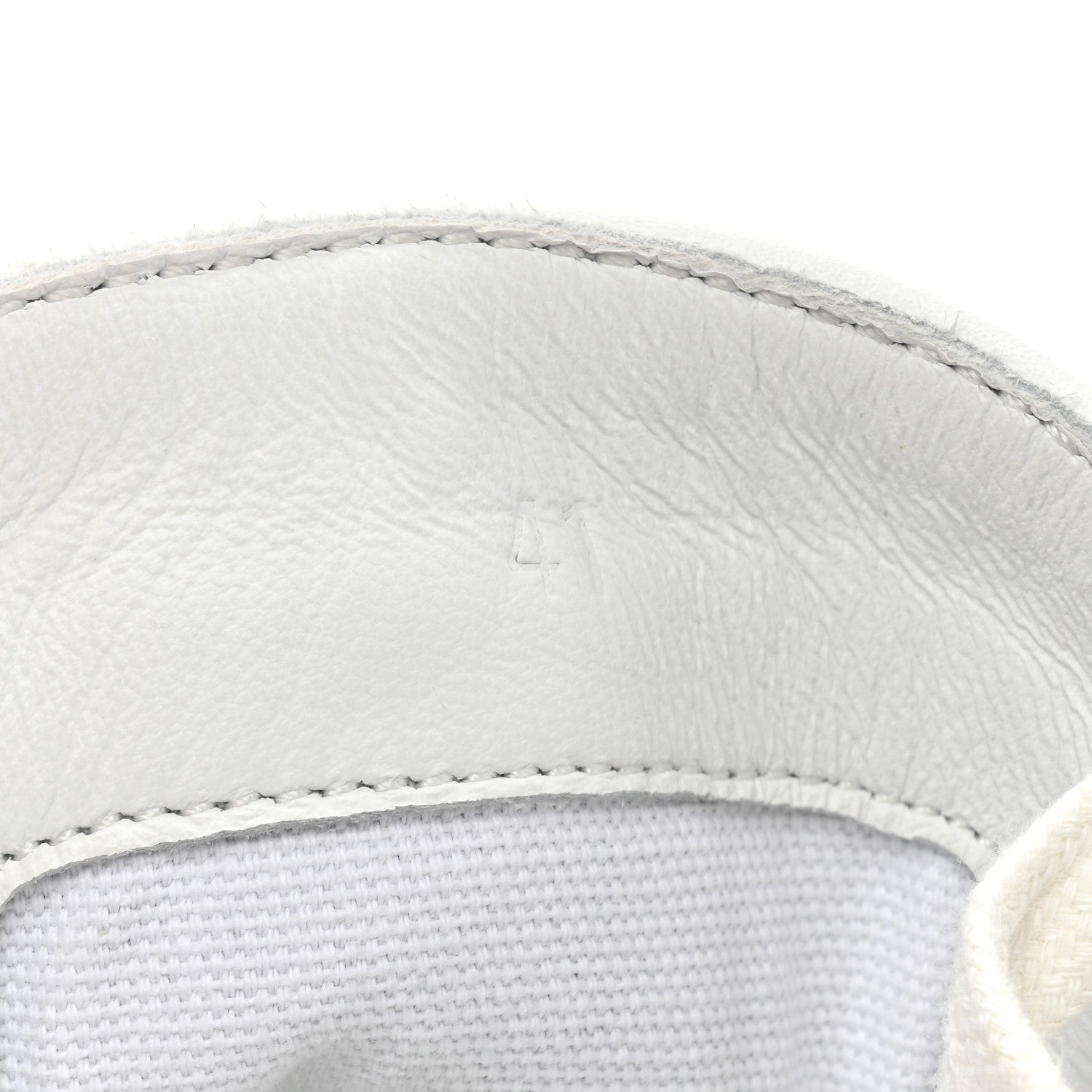 Hermes Denim Calfskin Mens Get Sneakers 41 Bleu Clair White 9 of 10