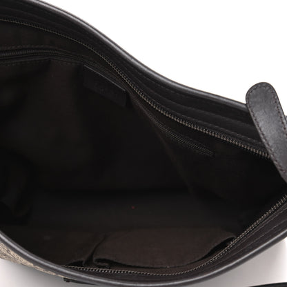 Gucci GG Plus Monogram Medium Flat Messenger Bag Dark Brown 4 of 8