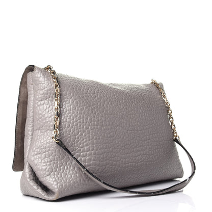 Burberry Signature Grain Medium Mildenhall Crossbody Bag Pale Grey 2 of 4