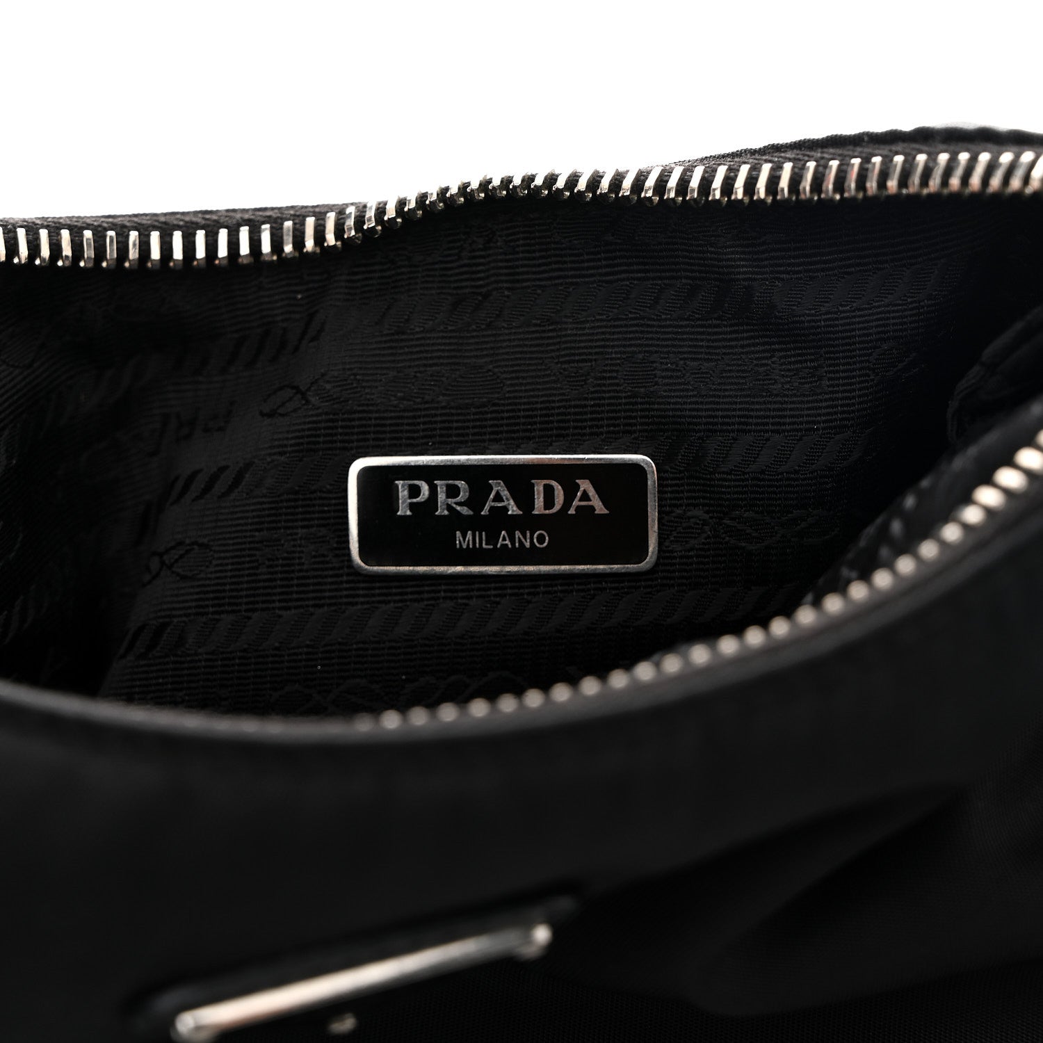 Prada Nylon Re-Edition 2005 Shoulder Bag Black 6 of 14