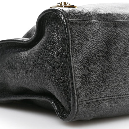 Balenciaga Chevre Gold Metallic Edge Hardware City Black 10 of 11