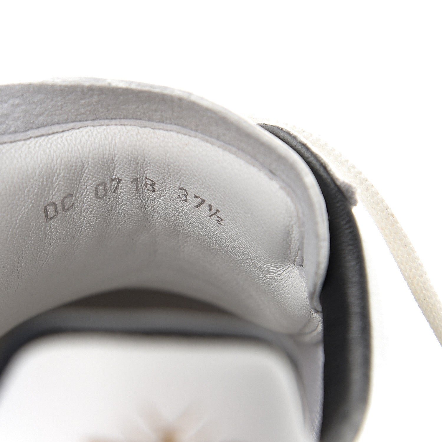 Christian Dior Calfskin Mix Diorun Sneakers 37.5 Optic White 9 of 13