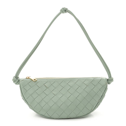 Bottega Veneta Nappa Intrecciato Half Moon Pouch On Strap Sauge 1 of 10